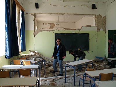 Έπεσε σκεπή σχολικού κτιρίου στη Θεσσαλονίκη