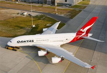 Στο έδαφος και τα αεροσκάφη της Qantas