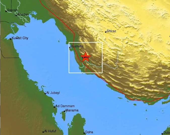Σεισμός 6,3 Ρίχτερ στο Μπουσέρ του Ιράν