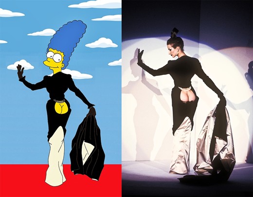 Η Marge Simpson στον κόσμο της μόδας