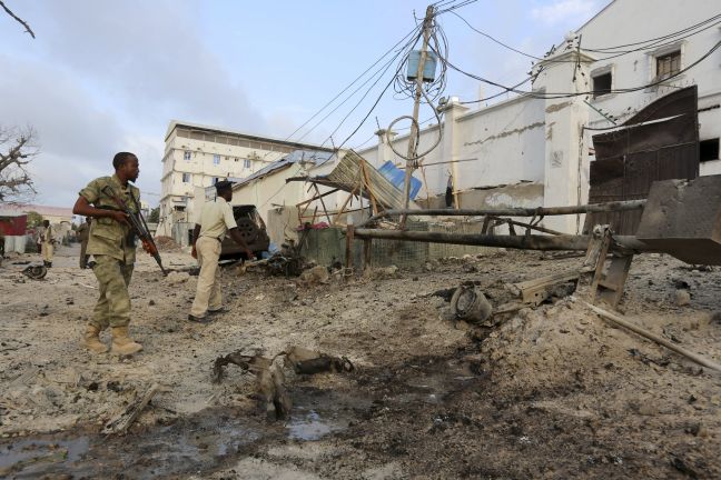 Δεκαπέντε νεκροί στην επίθεση σε ξενοδοχείο της Σομαλίας
