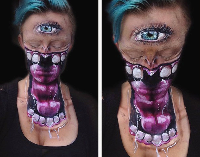 Τρομαχτικά face paintings