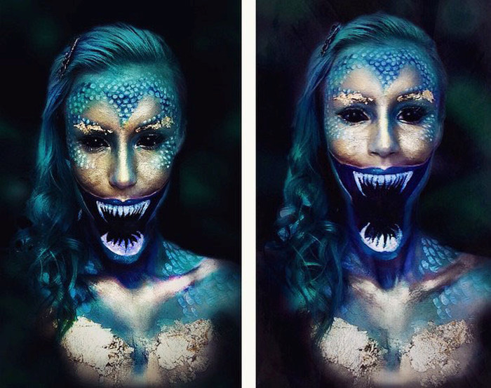 Τρομαχτικά face paintings