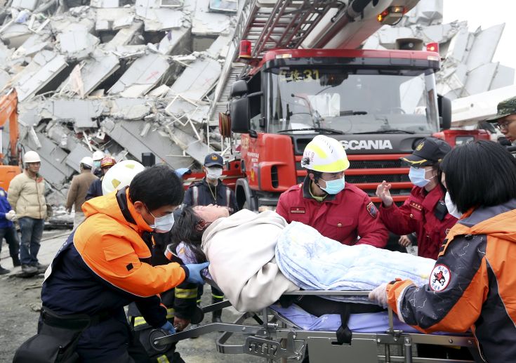 Στους έξι οι νεκροί από τον σεισμό στην Ταϊβάν