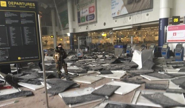 Βίντεο από τις σκηνές χάους στο αεροδρόμιο των Βρυξελλών