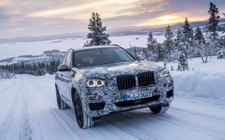 Η νέα BMW X3 δοκιμάζεται στο ψύχος