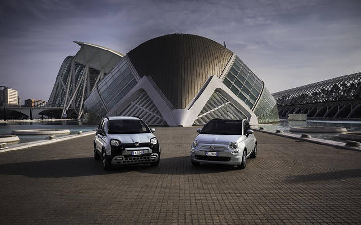 Φιλικά στο περιβάλλον τα νέα Fiat 500 Hybrid και Panda Hybrid
