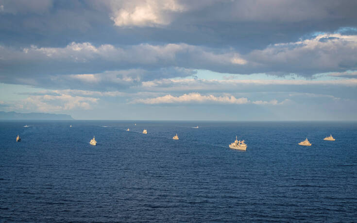Ελληνικά πολεμικά πλοία προσεγγίζουν εκ νέου το Καστελόριζο μετά την προκλητική τουρκική Navtex