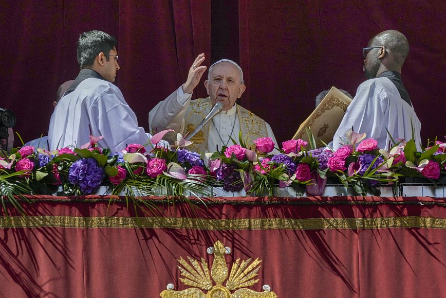 Πάσχα των Καθολικών &#8211; Πάπας Φραγκίσκος: Η Ειρήνη είναι πρωταρχική ευθύνη όλων 