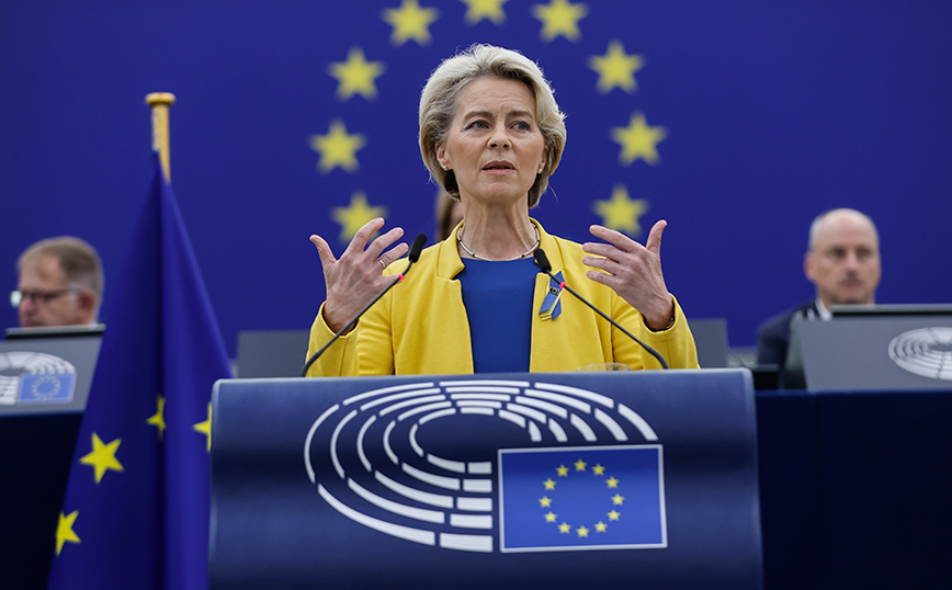 Η Φον Ντερ Λάιεν ψάχνει την «ενότητα» στην ΕΕ για Παλαιστινιακό και Ουκρανικό