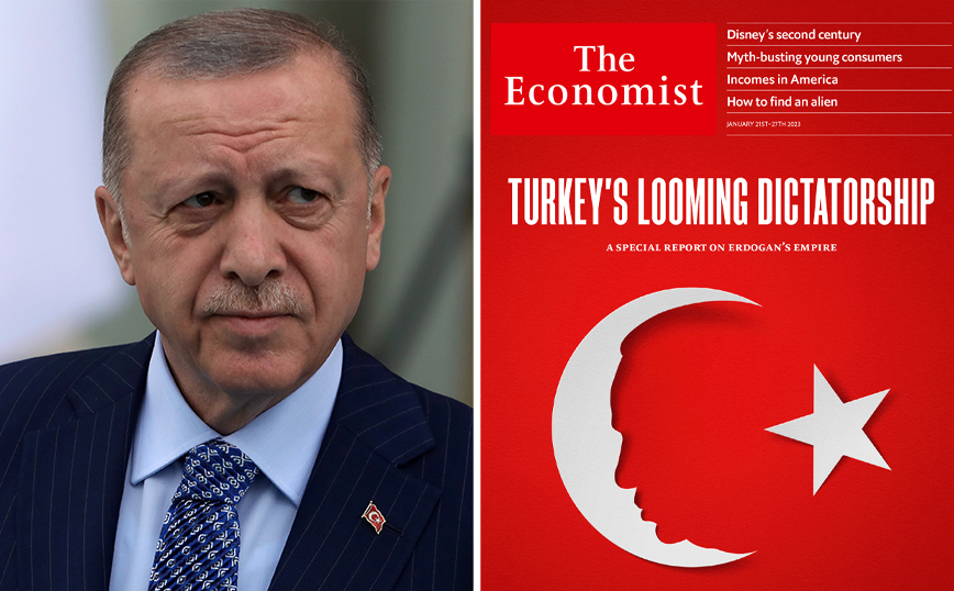 Εκνευρίστηκαν στην Τουρκία με το πρωτοσέλιδο του Economist για τον Ερντογάν: «Παραπληροφόρηση και κραυγαλέα προπαγάνδα»