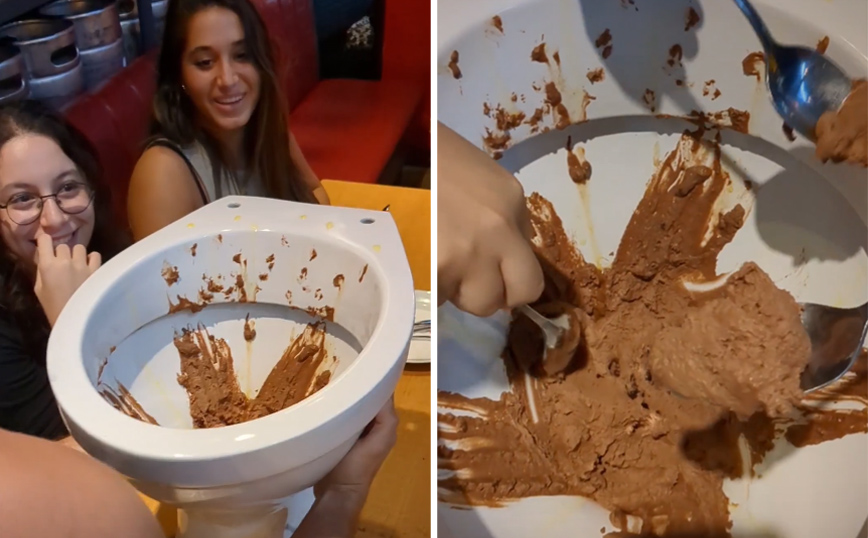 Οργή για εστιατόριο που σέρβιρε σοκολατένιο γλυκό σε λεκάνη τουαλέτας &#8211; «Το πιο αηδιαστικό πράγμα που έχω δει ποτέ»