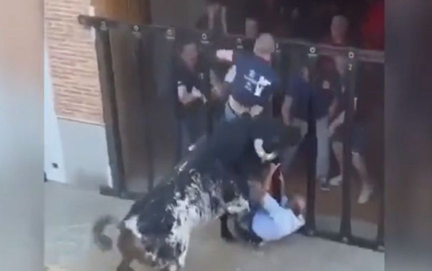 Σοκαριστικό Βίντεο: Άνδρας σκοτώνεται όταν  ένας ταύρος τον καρφώνει με τα κέρατά του στα πλευρά &#8211; Προσοχή Σκληρές Εικόνες