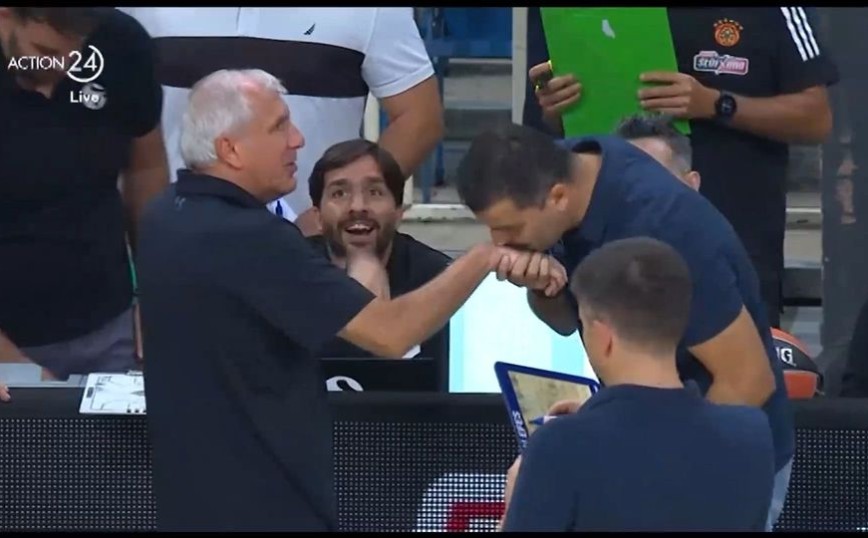 Ζέλικο Ομπράντοβιτς: Του φίλησε το χέρι ο Εμρέ Τσαν πριν το Εφές &#8211; Παρτιζάν στο τουρνουά «Παύλος Γιαννακόπουλος»