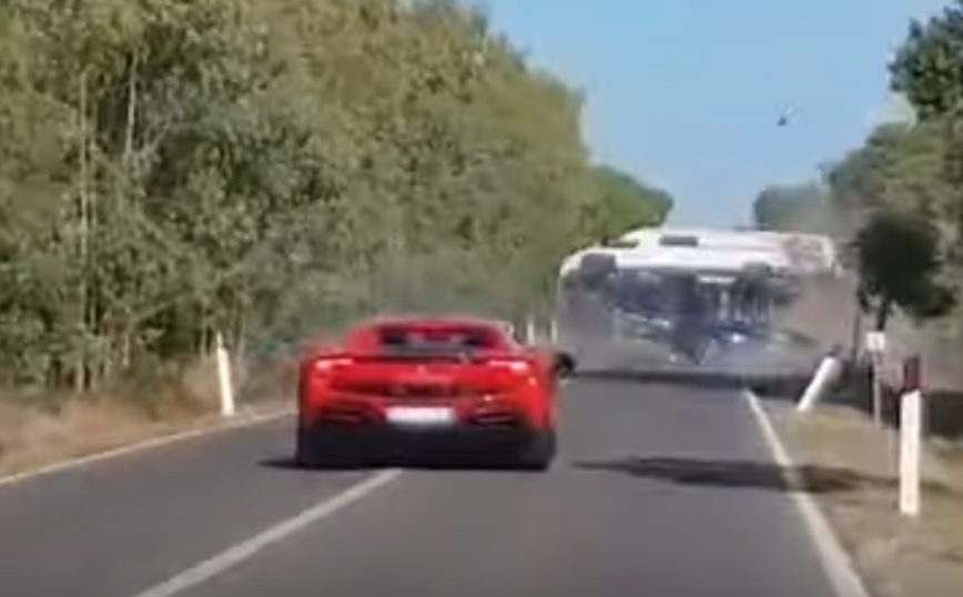 Τρομακτικό βίντεο από φονικό τροχαίο με supercars