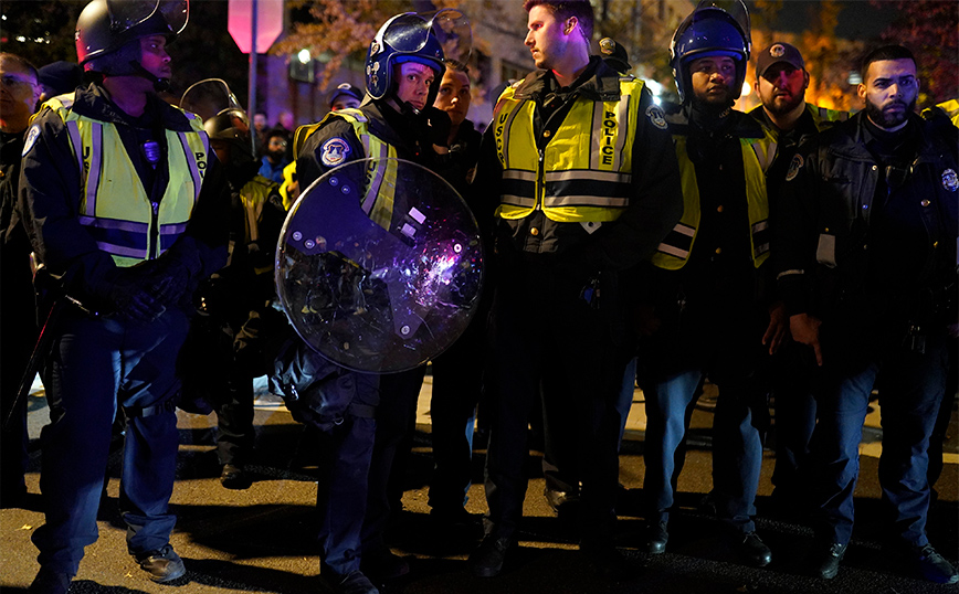 Χάος στην Ουάσινγκτον σε διαδήλωση φιλοπαλαιστίνιων: Συγκρούστηκαν με αστυνομικούς &#8211; Έκλεισαν γραφεία κοντά στο Κογκρέσο