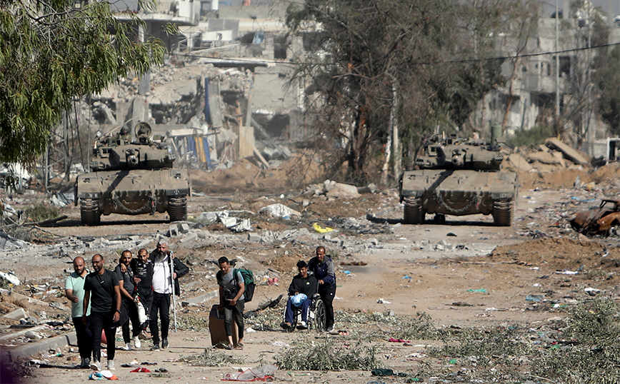 Ισραηλινά τανκς εμποδίζουν την επιστροφή των εκτοπισμένων Παλαιστινίων &#8211; Άνοιξαν πυρ κατά αμάχων, σύμφωνα με πληροφορίες