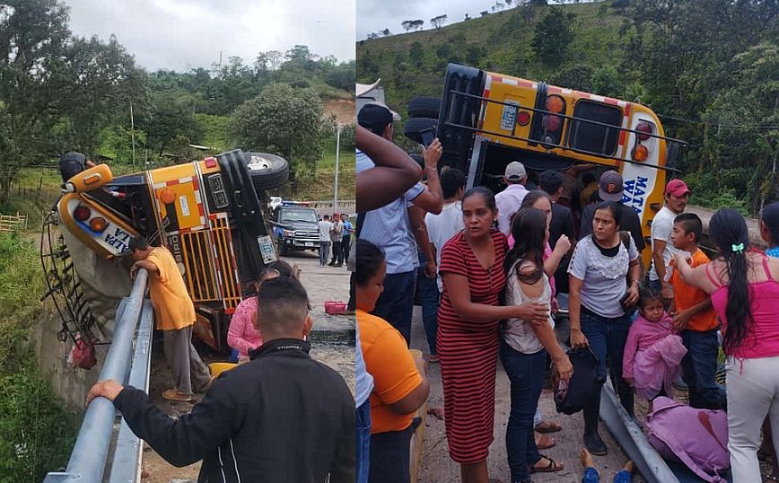 Τουλάχιστον 19 νεκροί και 40 τραυματίες έπειτα από ανατροπή λεωφορείου στη Νικαράγκουα