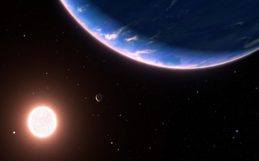Αστρονόμοι παρατήρησαν τον μικρότερο εξωπλανήτη με υδρατμούς στην ατμόσφαιρά του