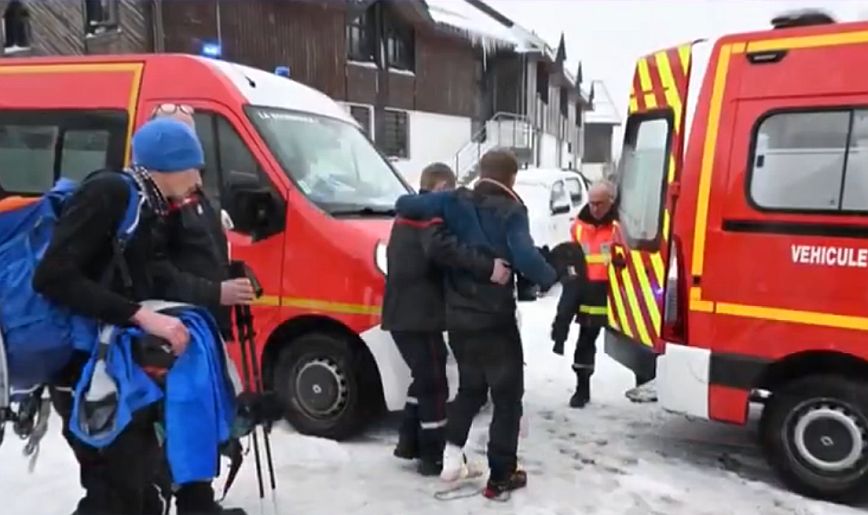 Τέσσερις νεκροί και τρεις τραυματίες από χιονοστιβάδα στην κεντρική Γαλλία