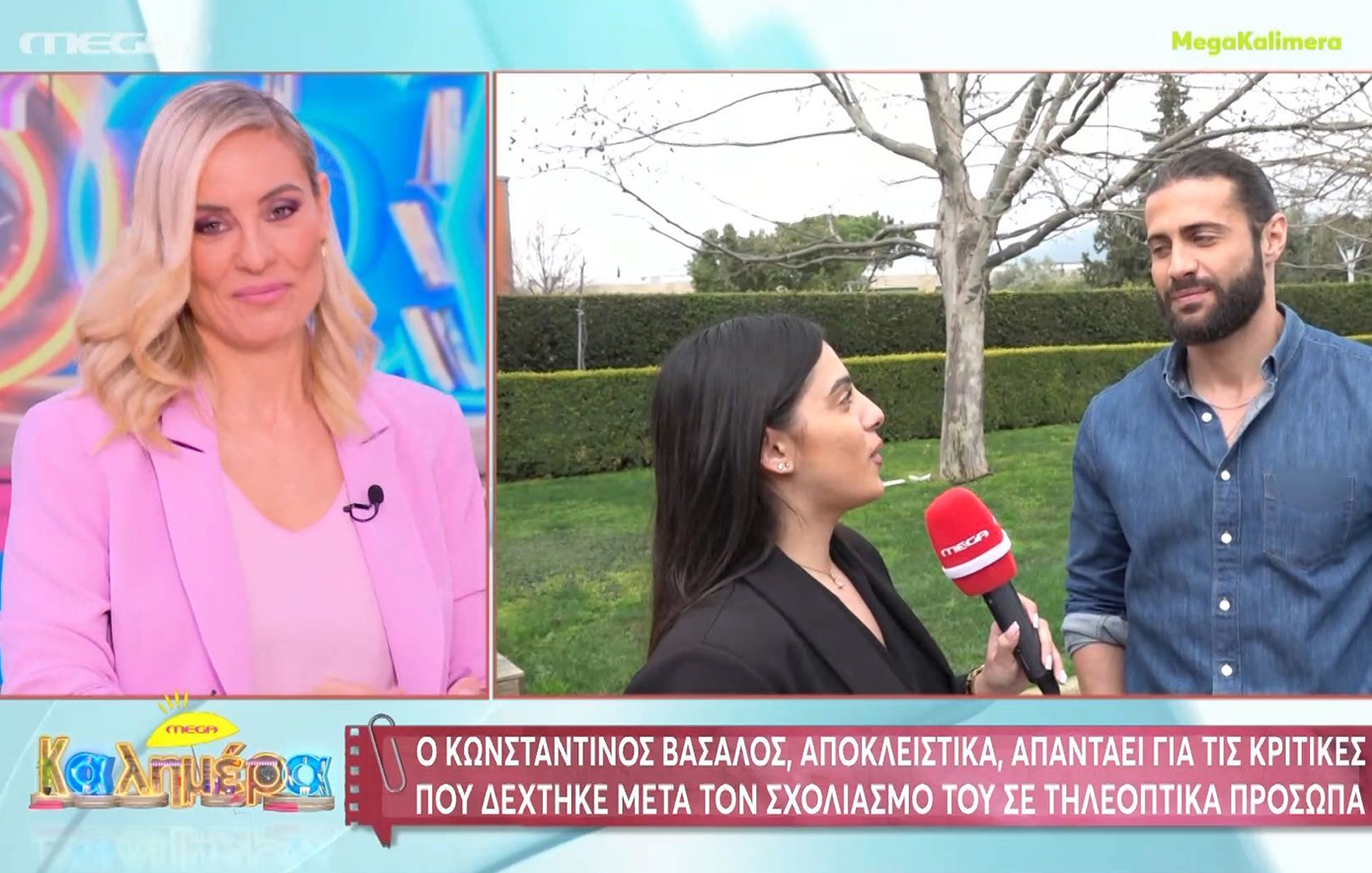 Κωνσταντίνος Βασάλος: Δεν πιστεύω ότι ευθύνεται η ομορφιά μου που βρίσκομαι ακόμα στην τηλεόραση