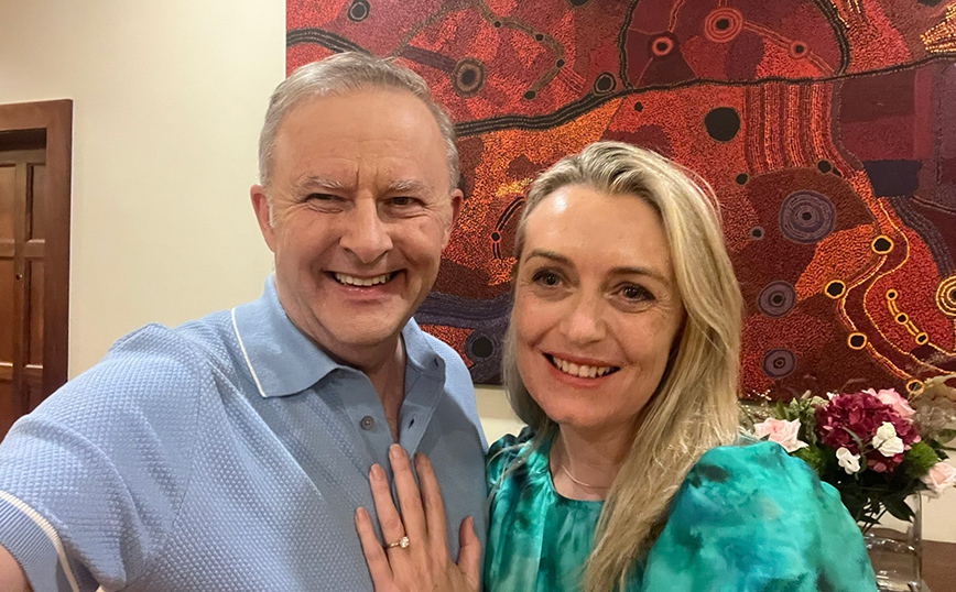 Ο πρωθυπουργός της Αυστραλίας, Αλμπανέζι,  έκανε πρόταση γάμου στη σύντροφό του ανήμερα του Αγίου Βαλεντίνου