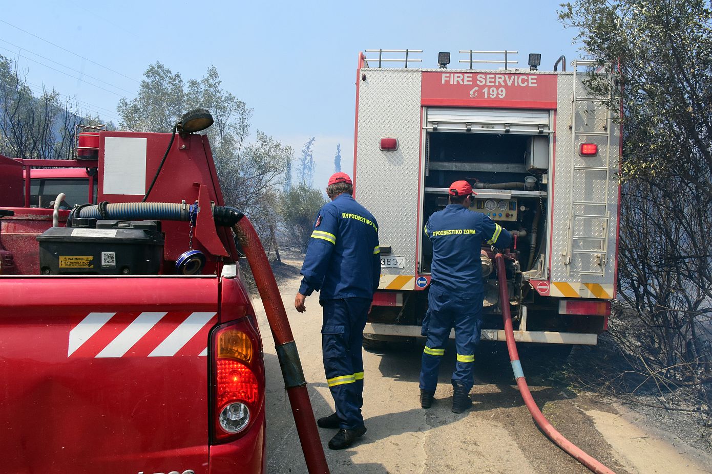 Πυρκαγιά σε αγροτοδασική έκταση στο Σουφλί Έβρου