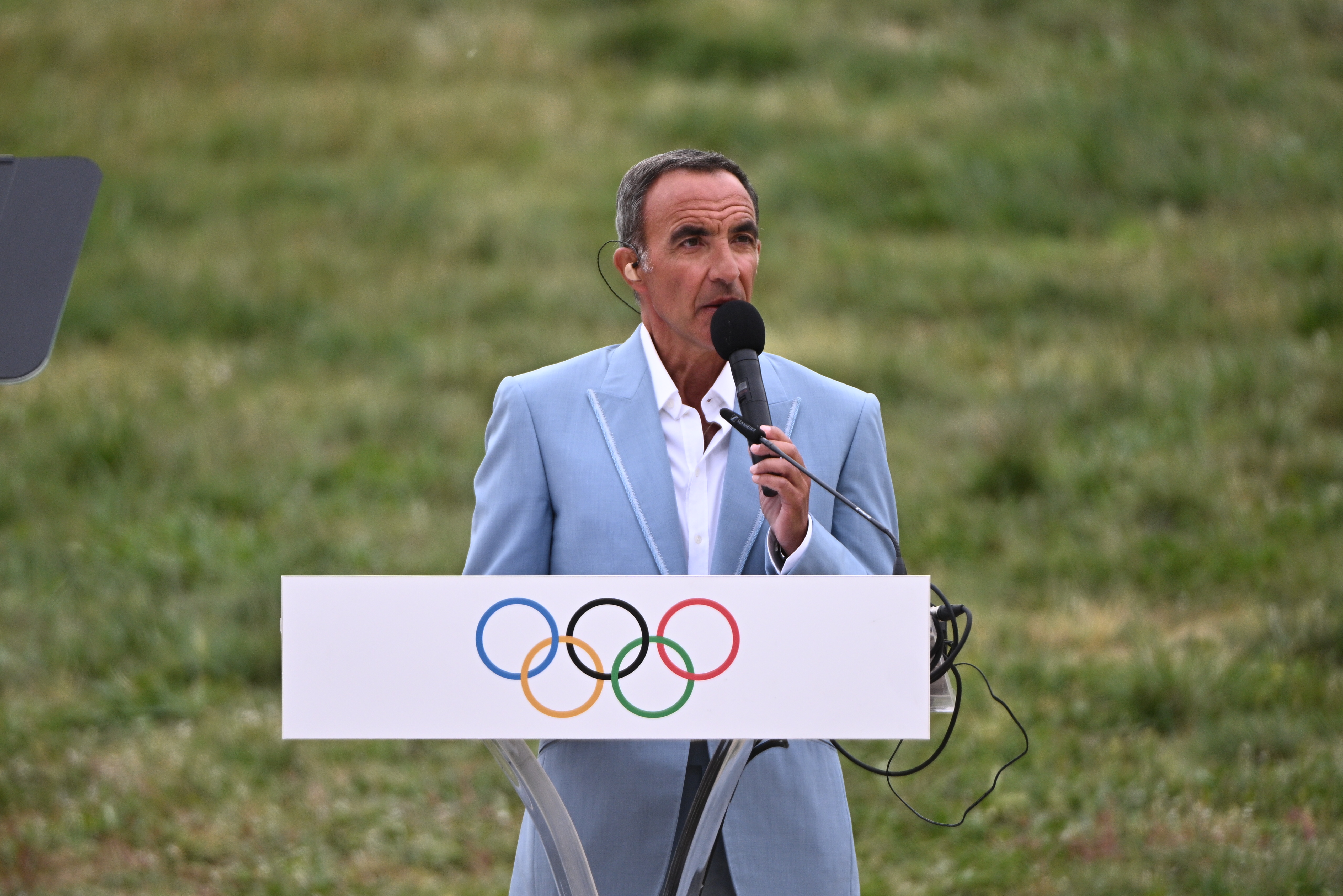 Η εντυπωσιακή φωτογραφία του Νίκου Αλιάγα από τις πρόβες για την Τελετή Αφής της Ολυμπιακής Φλόγας