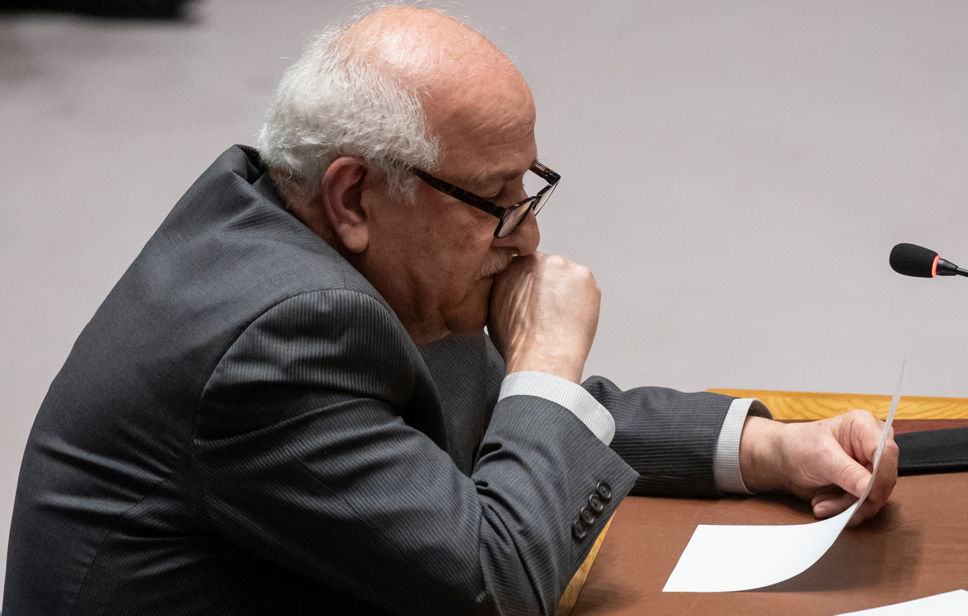 Οι ΗΠΑ άσκησαν βέτο στην πλήρη ένταξη της Παλαιστίνης στον ΟΗΕ &#8211; Δάκρυσε ο πρεσβευτής Ριάντ Μανσούρ