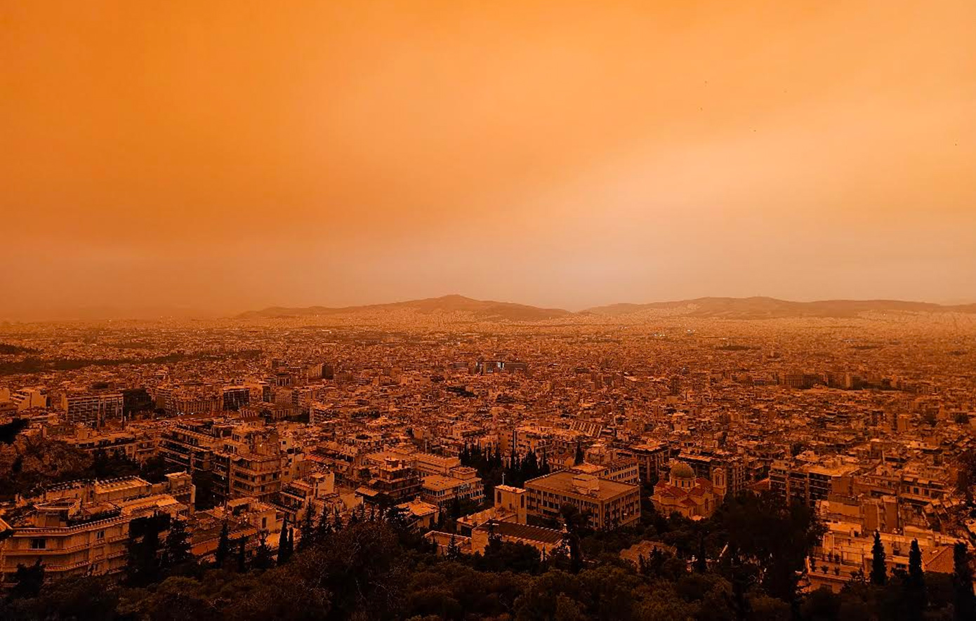Αφρικανική σκόνη και ζέστη διαρκείας θα «πνίξουν» από σήμερα τη χώρα &#8211; Σκαρφαλώνει πάνω από τους 36 βαθμούς Κελσίου ο υδράργυρος