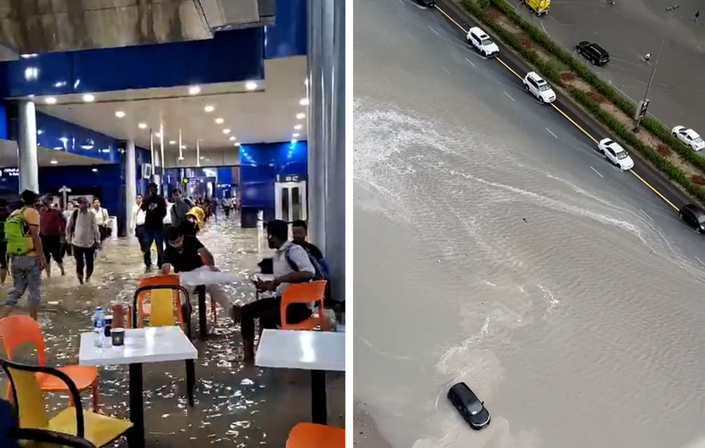 Απίστευτα βίντεο από το πλημμυρισμένο Ντουμπάι &#8211; Το αεροδρόμιο μετατράπηκε σε&#8230; θάλασσα