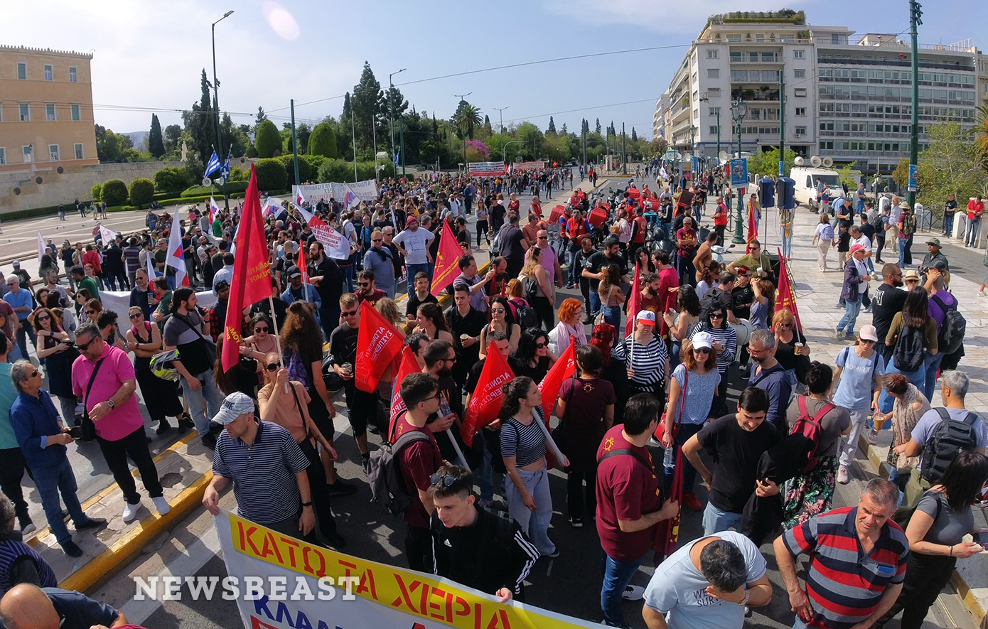 Ανοιχτοί οι δρόμοι στο κέντρο της Αθήνας – Ολοκληρώθηκαν οι κινητοποιήσεις
