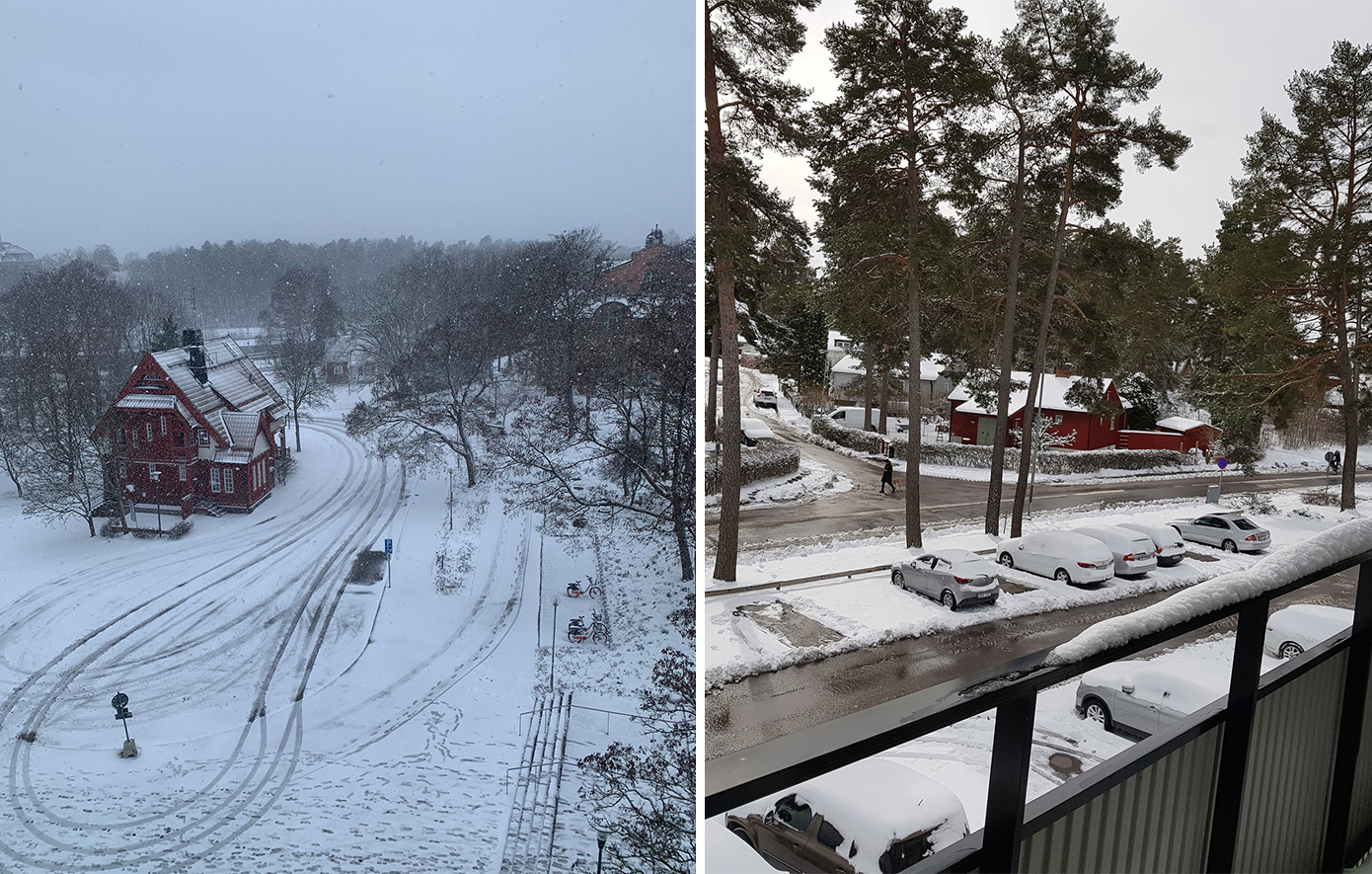Κακοκαιρία πλήτει την Σουηδία: Οδηγοί εγκλωβίστηκαν για ώρες στα αυτοκίνητά τους &#8211; Κυκλοφοριακό χάος λόγω της χιονόπτωσης