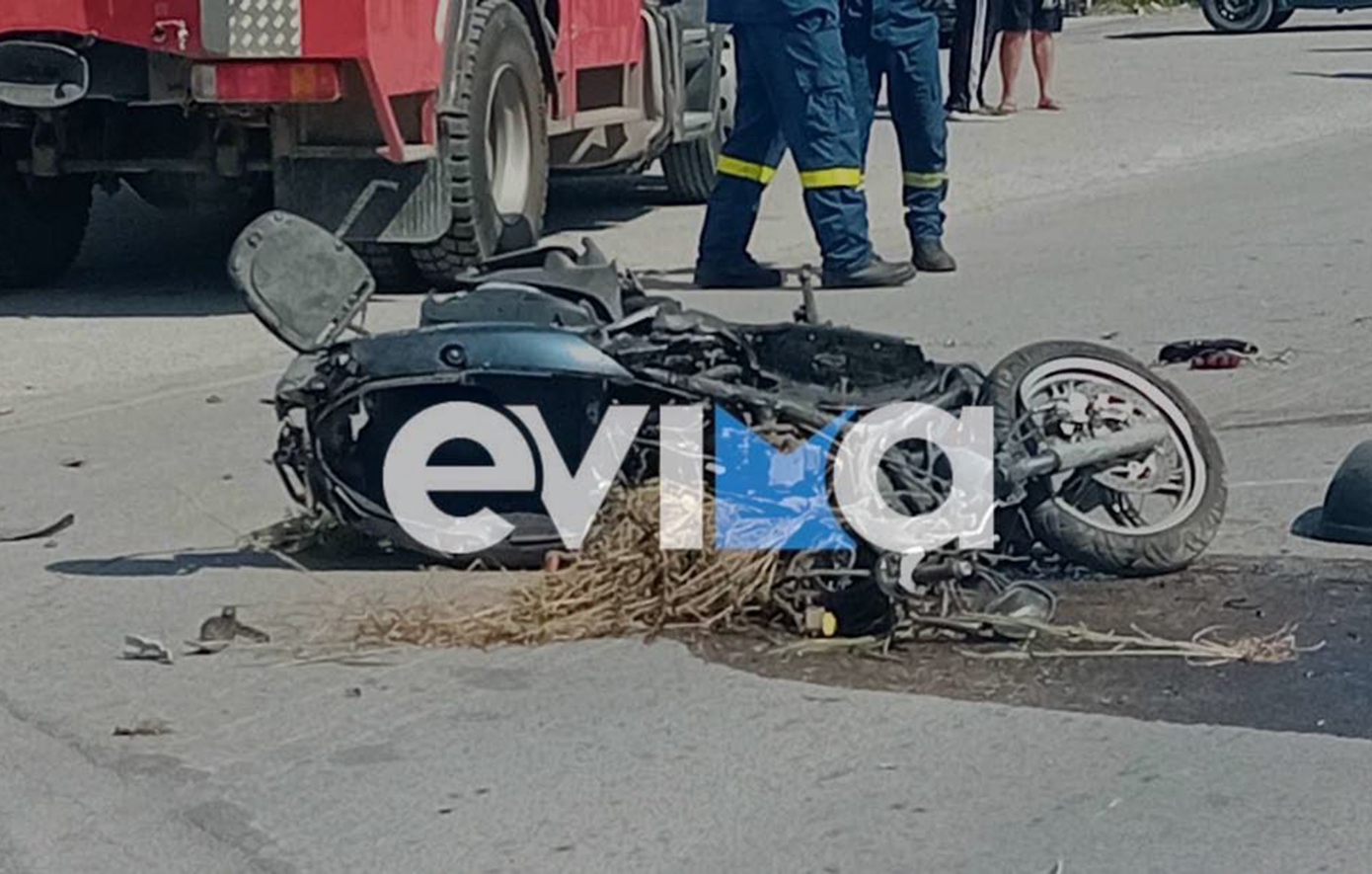 Τραγωδία στην Εύβοια: Νεκρός οδηγός  μηχανής που συγκρούστηκε με ΙΧ