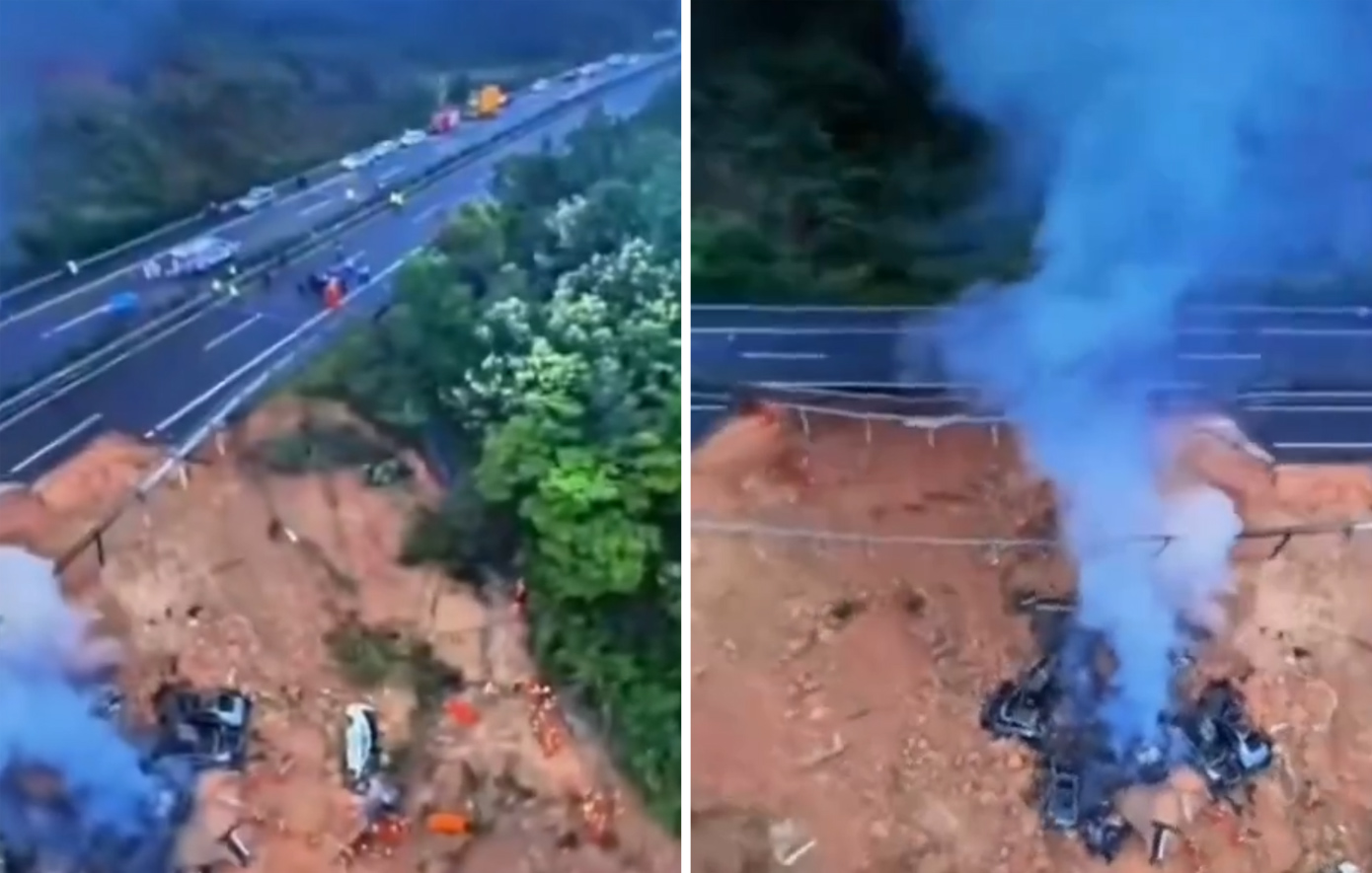 Τραγωδία στην Κίνα μετά από κατάρρευση  αυτοκινητοδρόμου &#8211; Σκοτώθηκαν 19 άτομα και τραυματίστηκαν άλλα 30