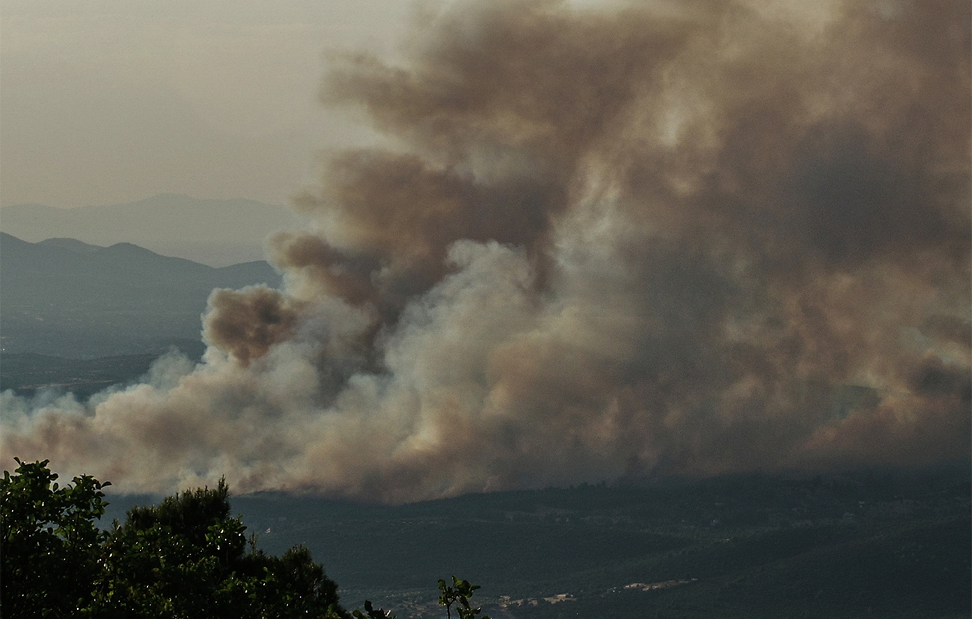 Πυρκαγιά σε αγροτοδασική έκταση στην περιοχή Αμμόβουνο Ορεστιάδας