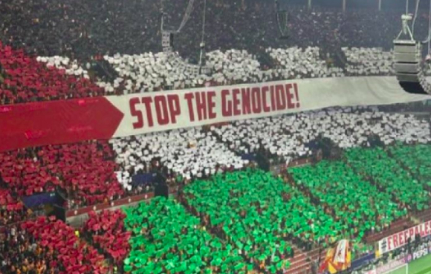 Champions League: Κορεό υπέρ της Παλαιστίνης στο Γαλατασαράι – Μπόντο Γκλιμτ