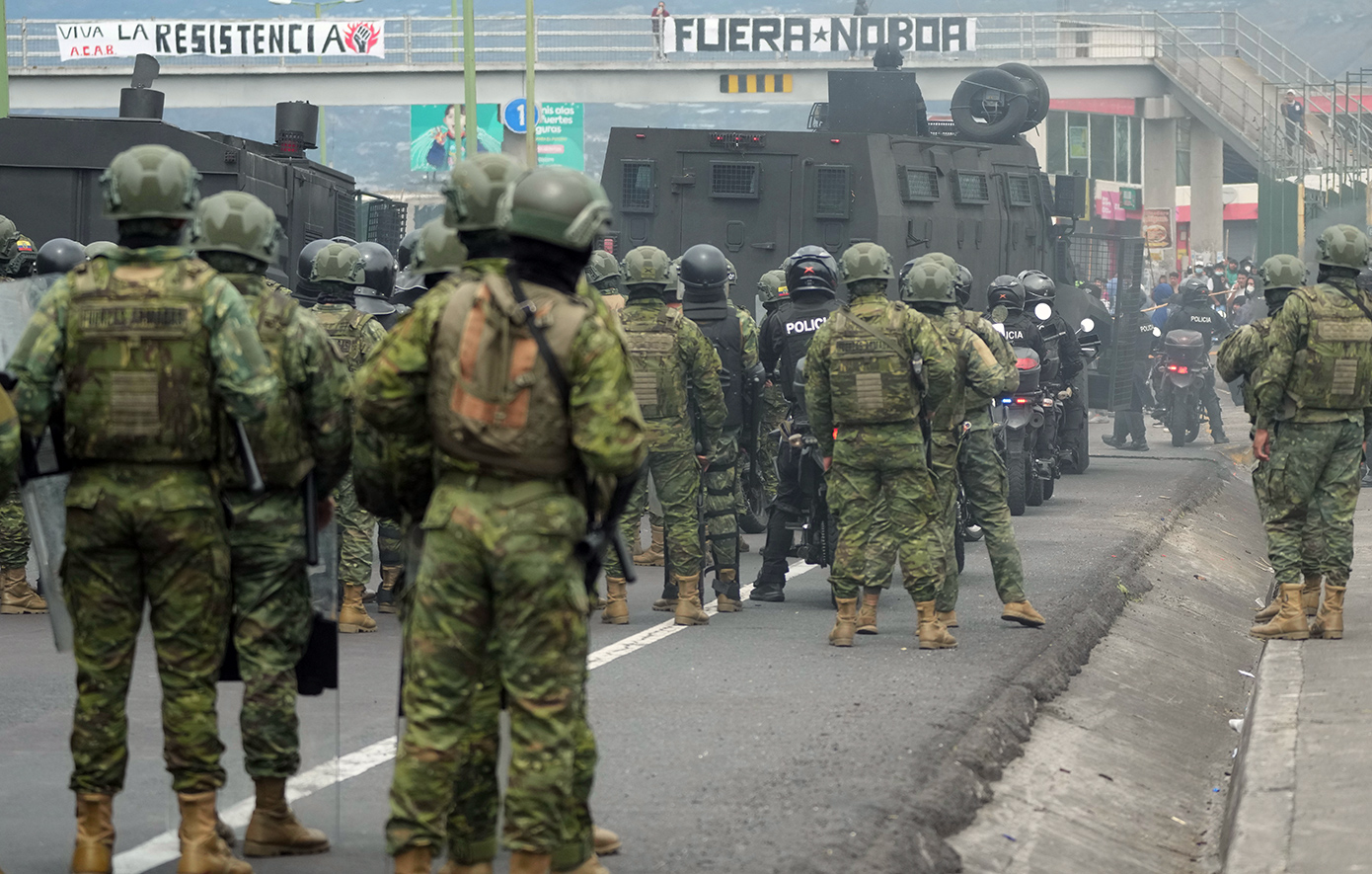 Κινητοποιήσεις αυτοχθόνων στον Ισημερινό: Αναπτύχθηκαν 3.000 μέλη των ενόπλων δυνάμεων στην πρωτεύουσα