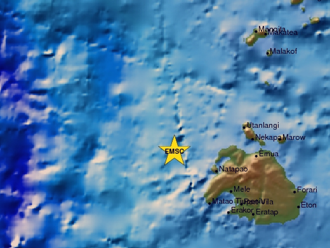 Σεισμός 6R στο αρχιπέλαγος του Βανουάτου