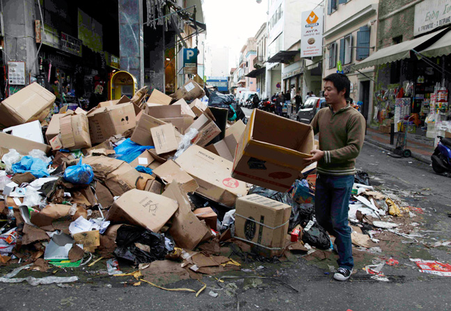 Ζοφερή η εικόνα στους δρόμους της Ηγουμενίτσας