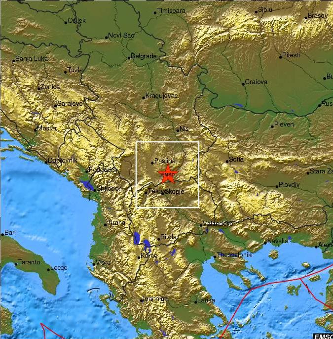 Σεισμός πανικόβαλε τους Κοσοβάρους