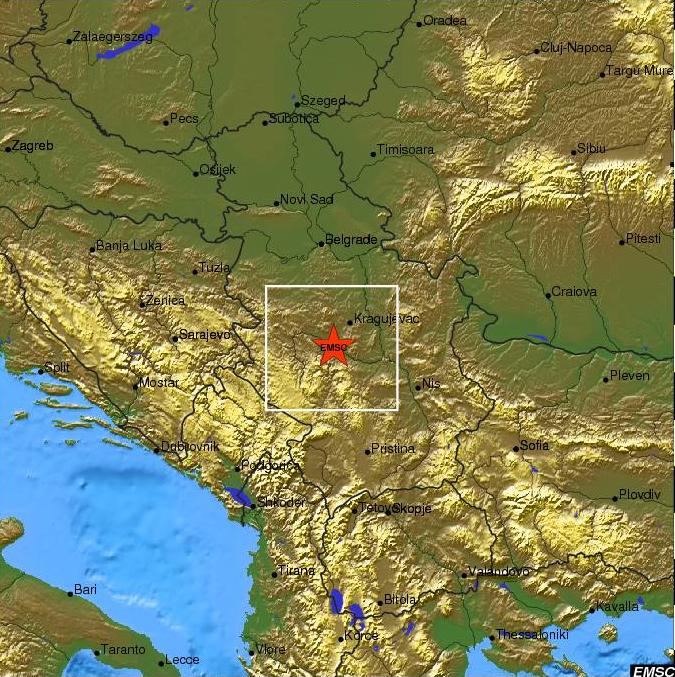 Σεισμός 5,4 Ρίχτερ στη Σερβία