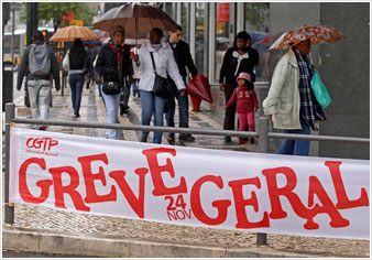 Απεργία λόγω κρίσης «παραλύει» την Πορτογαλία