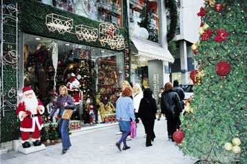 Άρωμα Χριστουγέννων στην αγορά της Θεσσαλονίκης