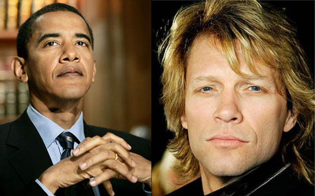Συνεργασία Jon Bon Jovi και Barrack Obama