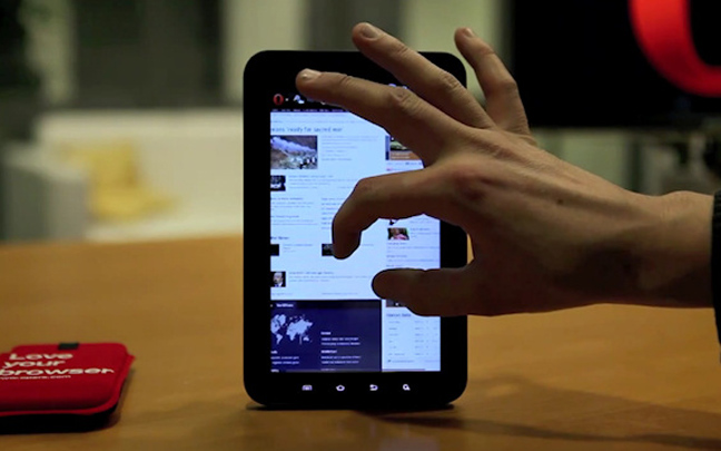 Opera browser για tablets μια γρήγορη ματιά στο μέλλον