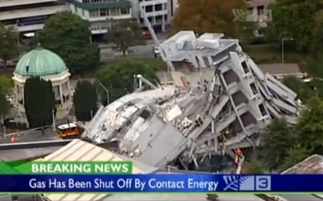 Εικόνες καταστροφής στη Νέα Ζηλανδία