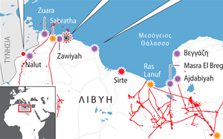 Στον έλεγχο της αντιπολίτευσης περιοχές της Λιβύης