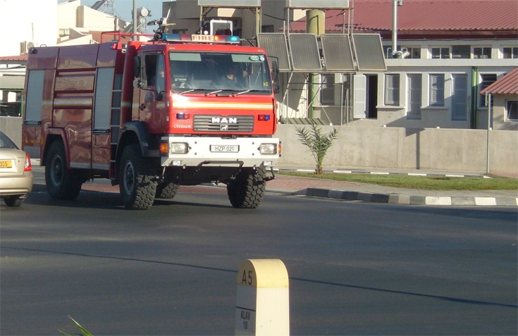 Φωτιά σε λεωφορείο στην Κύπρο