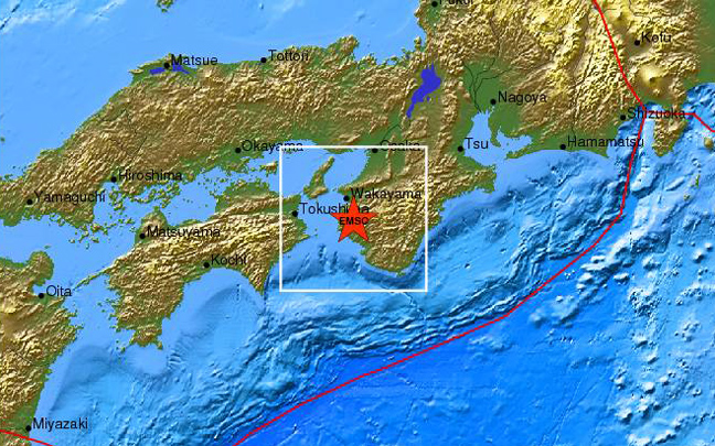 Σεισμός 5,4 Ρίχτερ στη Δυτική Ιαπωνία